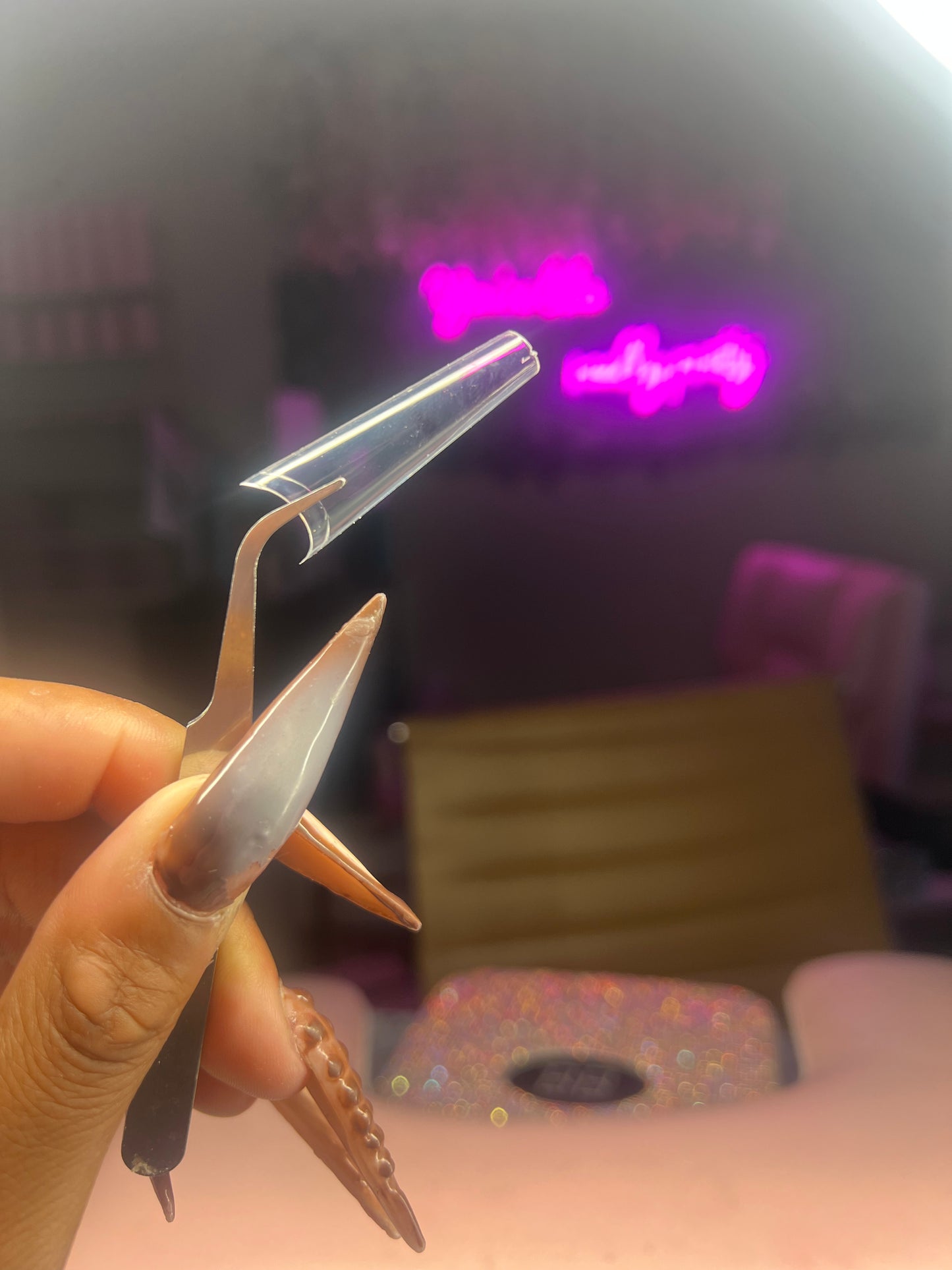 Nail tips.