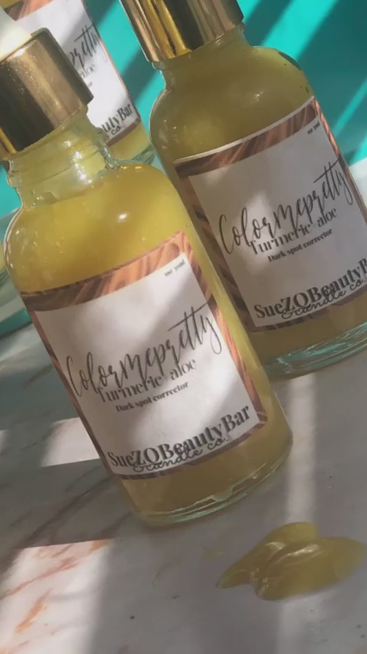 Turmeric +Aloe Dark Spot Corrector.